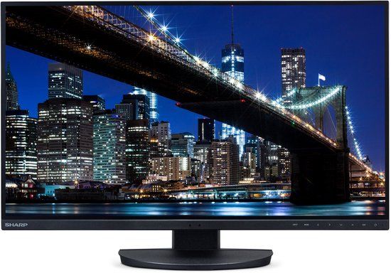 Sharp MultiSync EA272UB 27" 4K Ultra HD LCD Zwart