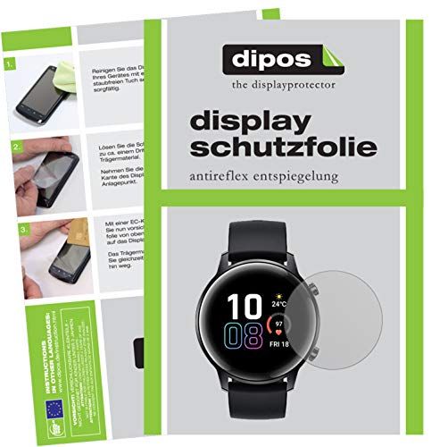 dipos I 6X beschermfolie mat compatibel met Honor Magic Watch 2 42mm folie displaybeschermfolie