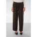 Soaked in Luxury Pantalon en cuir à jambe large femme Slkaylee