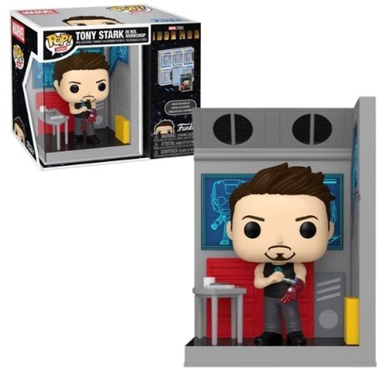 Funko Pop! Iron Man Marvel - Tony Stark in his Workshop (Pop! Nooks) vinylfiguur