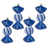 Set Icecat Set van 4 snoephangers – kleur koningsblauw – H11 cm