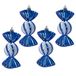 Set Icecat Set van 4 snoephangers – kleur koningsblauw – H11 cm