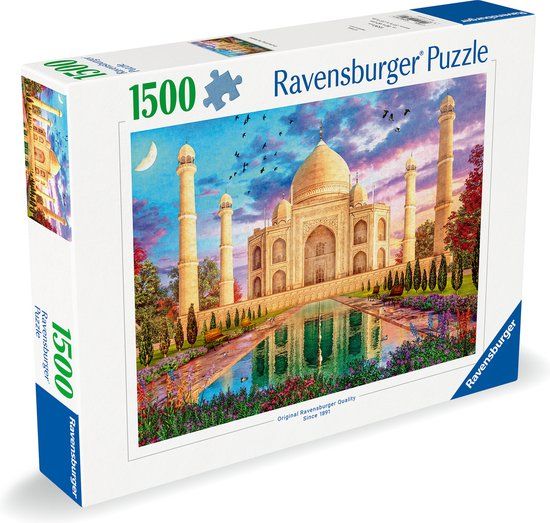 Ravensburger puzzel Betoverende Taj Mahal - Legpuzzel - 1500 stukjes