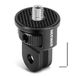Neewer Actie Camera Mount Adapter met 1/4" Schroef Aluminium Compatibel met GoPro Hero 13 12 Insta360 X4 X3 DJI Osmo Pocket 3 Creator Combo Cage, GP-7