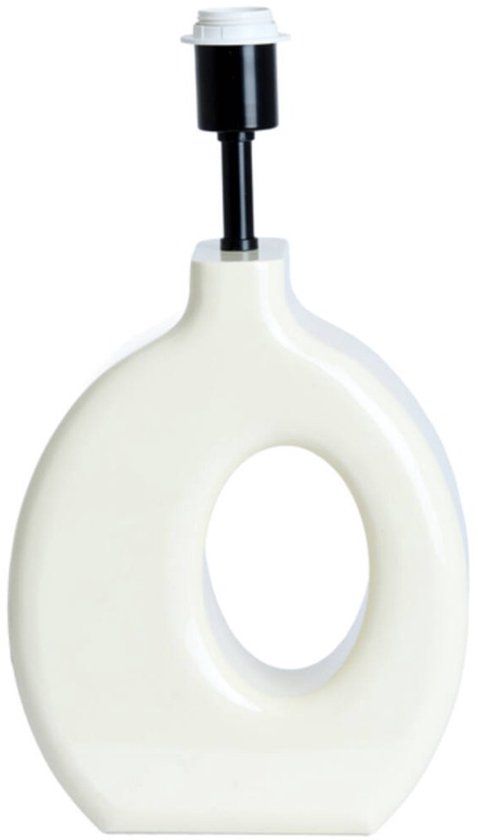 Light & Living KANTI tafellamp crème hout E27