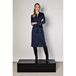 TQ-Amsterdam TQ-Amsterdam blousejurk Claudia van travelstof donkerblauw