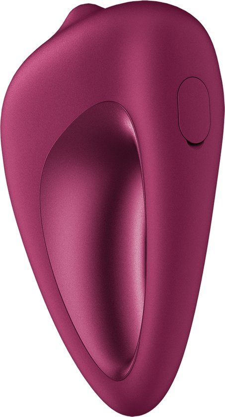 Satisfyer Delighterrr | Oplegvibrator met rollende kogel & 2 apart te bedienen functies | 11 trilprogramma's & 13 rolstanden | waterdicht (IPX7) | siliconen | rood