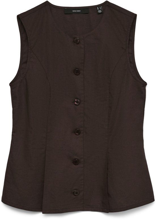 Vero Moda VMSELMA Gilet - Chocolate Torte - Maat M