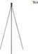 SLV FENDA lampadaire trépied chrome 1xE27 sans abat-jour