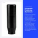Dailygoods - Pookknop universeel - Pook aluminium - Zwart