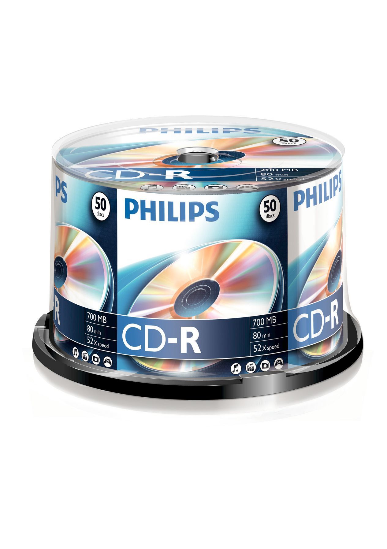 Philips CD-R - 700MB - 52x - 50-pack