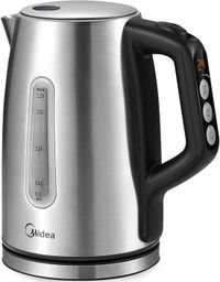 Midea Bouilloire MK-17S30B2-E5 - Inox - 1.7L - 6 Températures de cuisson