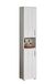 trendteam smart living Wons Hoge kast van hout, hoogglans wit gelakt, 37 x 192 x 31 cm