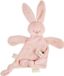Nattou Lapidou Baby Knuffeldoekje - 37 x 35 cm - Doudou Konijn - Poederroze