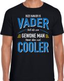 Bellatio Decorations Shoppartners Bv Deze kanjer is vader net als een gewone man maar dan veel cooler cadeau t-shirt zwart voor heren - vaderdag / verjaardag kado shirt XXL