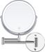 Mellow Mint Hungary Korlátolt Felelősségű Társaság Miroir cosmétique LED mural 10X/1X grossissant Miroir éclairé salle de bain USB 3 couleurs réglable rotatif à 360° extensible 8 pouces