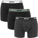 Boss Hugo Boss heren BOSS power 3P boxers logo zwart