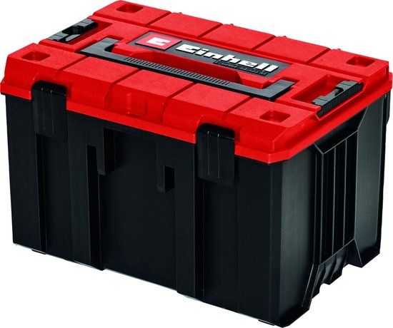 Einhell E-Case M Systeemkoffer - Rood - Kunststof - 46 x 34.5 x 31.8 cm