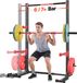 Latios Power Rack - Squat Rack station de musculation - Capacité de charge 445 kg - Noir