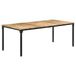 Table à manger 200x100x76 cm bois de manguier brut