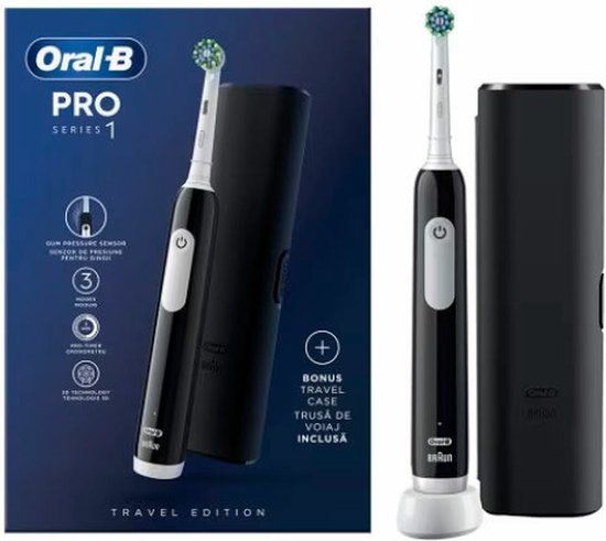 Oral-B PRO Series 1 Black Elektrische Tandenborstel - Zwart