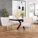 Kein Marken-/Fanartikel Set van twee fluweleetstoelen, luxe design, beige, met zilverkleurige metalen poten en armleuningen