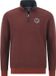 Jan Vanderstorm heren Sweatshirt - 64/66 - donkerrood - Plus Size