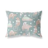 BonaMaison Willekeurig Patroon Decoratieve Kussensloop, Kussenhoezen Bank, Decoratieve Kussenhoesjes, Kussensloop; Sofa, Slaapkamer, Kantoor, Auto 45x60 Cm - Ontworpen en vervaardigd in Turkije