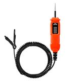 VEVOR Elektrische tester voor automobielschakelingen met sonde voor schakelingen, led-display, verlichting, spanningszoeker DC 3-72 V met pen, 3,5 m kabel, ABS-behuizing voor voertuigen