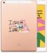B2Ctelecom Backcover hoesje iPad 10.2 (2019/2020/2021) - i Can - TPU - 10 inch - Multi Transparant