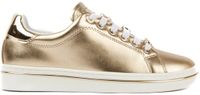 GUESS Winno Lage sneakers Vrouwen Goud Synthetisch Schoenmaat 40