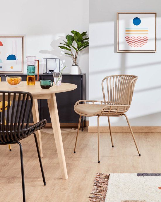 Kave Home Surpik Eetkamerstoel - Beige - Design