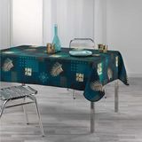 DOUCEUR D'INTERIEUR Tafelkleed Rechthoek – Anti-vlek en Anti-kreuk – Blauw 150x240 cm