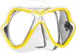 Mares X-Vision Masque de plongée Jaune / Clair