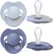 Difrax LOVI Fopspeen Dynamisch - Prime - 18+ Maanden - Lichtblauw & Navy - 2 Stuks