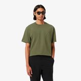 Lacoste T-shirt Olijfgroen - Maat L - Heren - Casual T-shirts