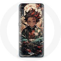 Maniacase Etui voor Huawei P20 Demon Slayer Tanjiro Anime Manga