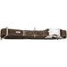 HUNTER HUNTING ALU-STRONG Hondenhalsband, aluminium steeksluiting, leer, robuust, zacht, L, bruin