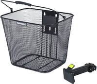 Basil Bilbao - Voormand - Staal Fijnmazig - Afneembaar - Incl. bevestiging - Zwart