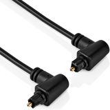 Allteq ALTQ-TOSL-140 audio kabel 1 m Toslink Zwart