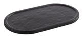 APS-Germany APS SLATE Klassiek dienblad Ovaal Zwart Melamine 280 x 155 x 10 mm