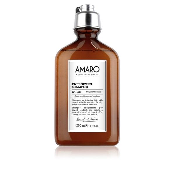 FarmaVita Amaro Energizing Shampoo - 250ml - Men - Anti-Dandruff