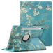 Fintie Roterende hoes voor Samsung Galaxy Tab S9 FE 5G 10.9 Inch/Galaxy Tab S9 11 Inch 2023 met S Pen Houder, 360 Graden Draaibare Stand Cover Auto Sleep/Wake, Blossom, ESBH075