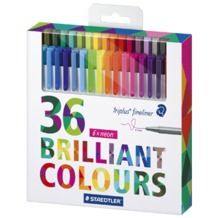 Staedtler triplus fineliner 334 multi 36 stuks