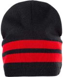 ENDURANCE Serlos Beanie Muts Wol/Acryl Blauw Gestreept Unisex Herfst/Winter