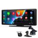 CarMe CarPlay Scherm 10 Inch - Inclusief Achteruitrijcamera 6 Meter - Apple CarPlay & Android Auto (Draadloos) - Touchscreen