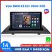 Awesafe Autoradio - 4GB & 64GB 8-Kern V1PRO - Geschikt Voor BMW X3 E83 2004 t/m 2012 - Carplay & Android auto - Met navigatie GPS - Radio scherm