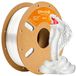 PLA filament soie - filament d'imprimante 3D - Diamètre 1,75 mm - Précision ±0,03 mm - Bobine de 2 kg - Convient aux imprimantes 3D FDM - Blanc