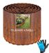 Acier Corten Bordure de pelouse 3m Hauteur 15,2 cm