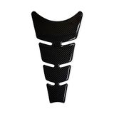 Quattroerre 3D-zelfklevende tankbescherming voor dunne motorfietsen, carbon, 20,5 x 11,5 cm